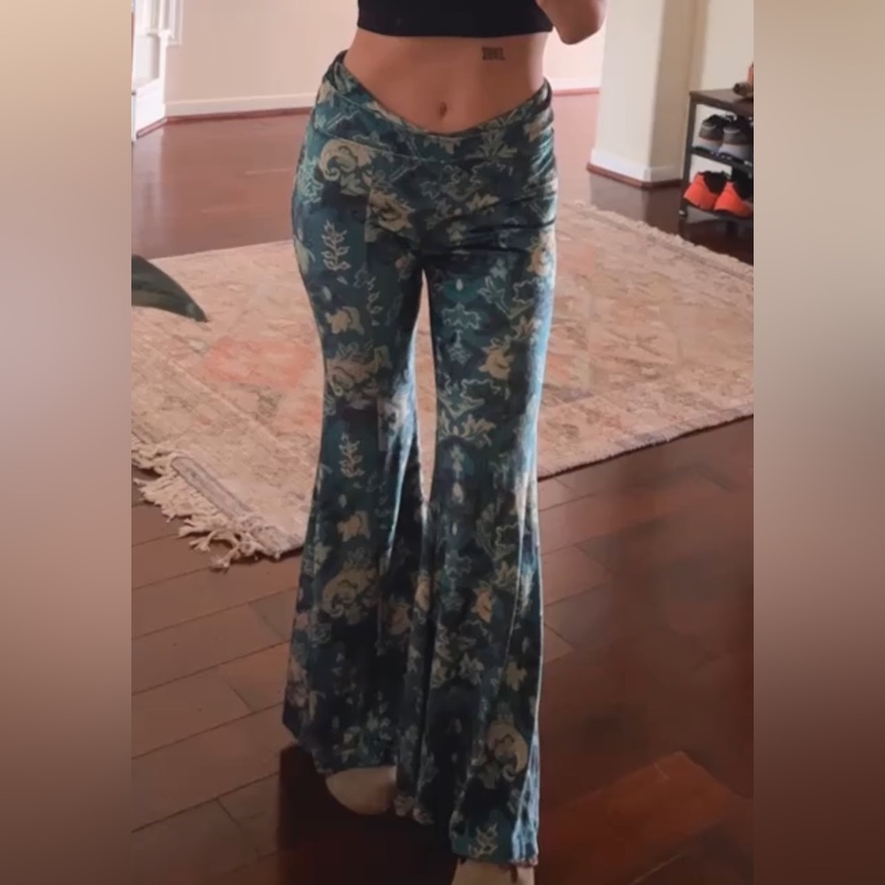 Free people wide leg pants